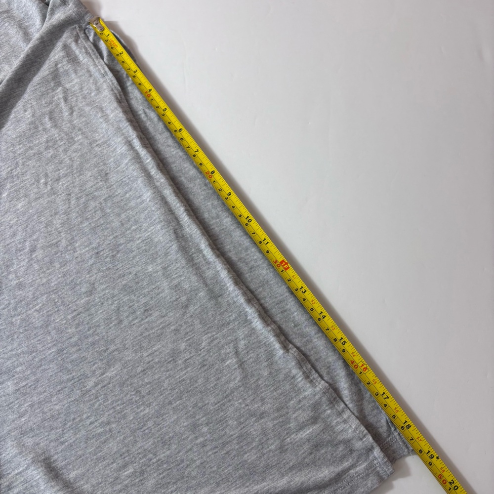 H&M Basic Short Sleeve Women's Jersey Midi Dress Waist Defined Gray Size Small - Picture 11 of 11